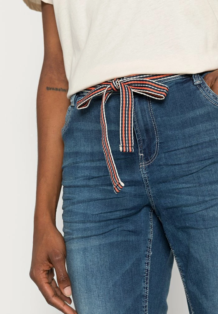 TOM TAILOR ALEXA CROPPED - Slim Fit Jeans - Stone Blue Denim 7 TOM TAILOR ALEXA CROPPED - Slim Fit Jeans - Stone Blue Denim - Image 5