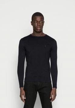TOM TAILOR BASIC CREW NECK - Jumper - Navy Melange