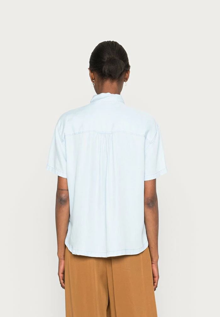 TOM TAILOR BLOUSE - Button-down Blouse - Blue Denim 5 TOM TAILOR BLOUSE - Button-down Blouse - Blue Denim - Image 3