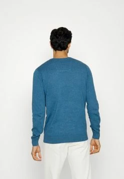 TOM TAILOR BASIC - Jumper - Medium Blue Ashes Melange