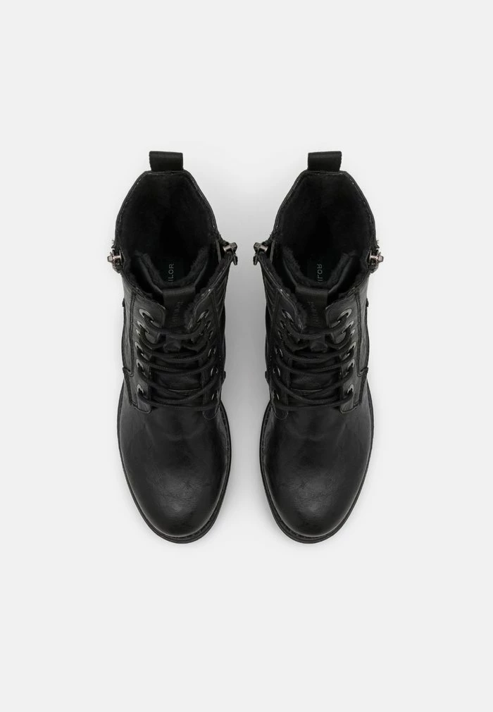 TOM TAILOR Lace-up Ankle Boots - Black 8 TOM TAILOR Lace-up Ankle Boots - Black - Image 6