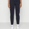 TOM TAILOR MIA SLIM - Trousers - Navy Midnight Blue -TOM TAILOR online store ae689ec963d64a9abd91d682baf28079