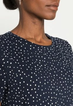 TOM TAILOR Print T-shirt - Navy Dot Design -TOM TAILOR online store b1036bcb825e41cfb6ee4e262274f80e