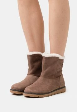 TOM TAILOR Classic Ankle Boots - Sand