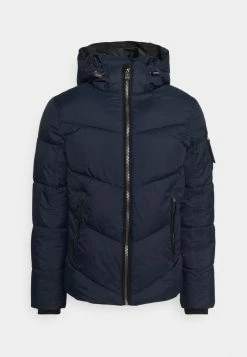 TOM TAILOR CASUAL PUFFER JACKET - Winter Jacket - Sky Captain Blue -TOM TAILOR online store b1aa79f9c91f4268bdd0f65ba1ed6210
