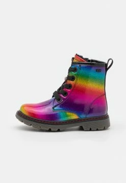 TOM TAILOR Lace-up Ankle Boots - Rainbow