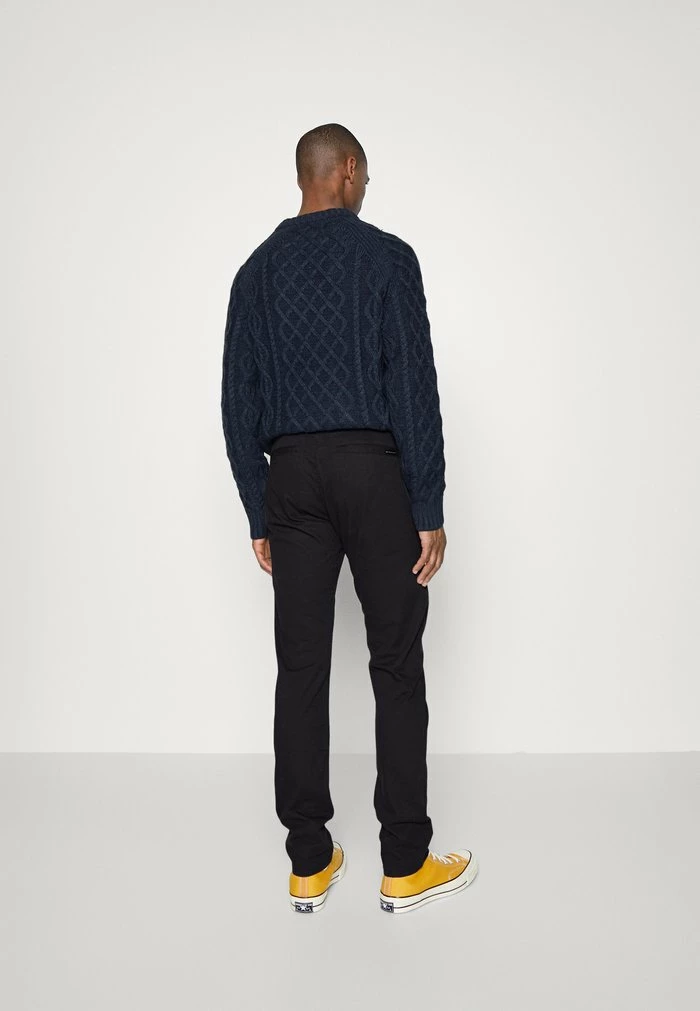 TOM TAILOR BASIC WASHED - Chinos - Black 5 TOM TAILOR BASIC WASHED - Chinos - Black - Image 3