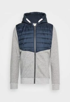 TOM TAILOR HOODY JACKET - Zip-up Sweatshirt - Sky Captain Blue -TOM TAILOR online store b35a8e0fb1974c1ead8098b3cd413eea