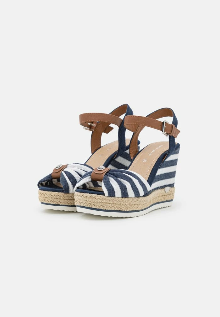 TOM TAILOR High Heeled Sandals - White/navy 4 TOM TAILOR High Heeled Sandals - White/navy - Image 2