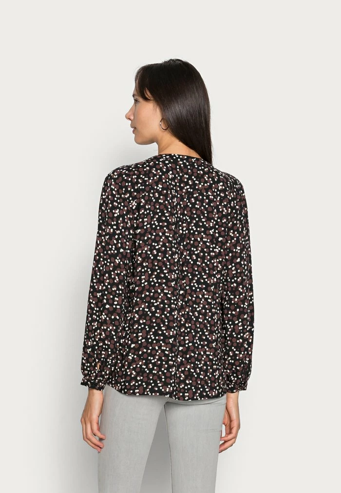 TOM TAILOR Blouse - Black Small Dot Design 5 TOM TAILOR Blouse - Black Small Dot Design - Image 3