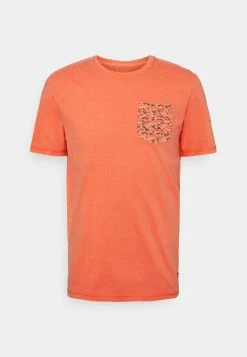 TOM TAILOR OVERDYED WITH POCKET - Print T-shirt - Soft Peach Orange -TOM TAILOR online store b3eae7916b0e4610958da2437a379c8c
