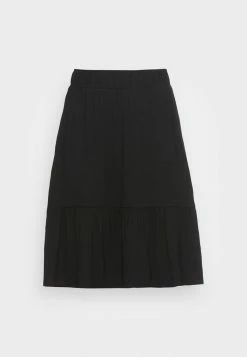 TOM TAILOR SKIRT WITH VOLANT - Mini Skirt - Deep Black -TOM TAILOR online store b5686843b23b438180d16e6daa7f367a