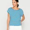 TOM TAILOR PRINTED AND STRIPED - Print T-shirt - Blue 1 TOM TAILOR PRINTED AND STRIPED - Print T-shirt - Blue -TOM TAILOR online store b5892bab0c904476b27ed98ee3348e34