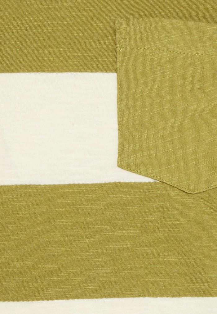 TOM TAILOR SLUB - Basic T-shirt - Moss Cream 5 TOM TAILOR SLUB - Basic T-shirt - Moss Cream - Image 3