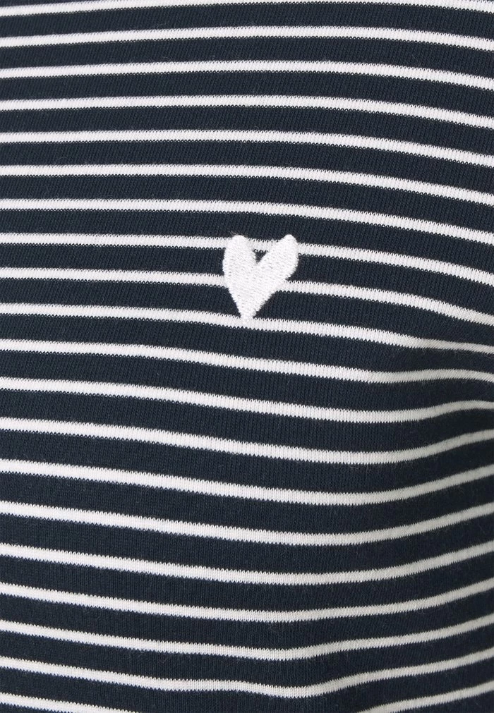 TOM TAILOR STRIPE BOAT NECK - Long Sleeved Top - Navy/white 5 TOM TAILOR STRIPE BOAT NECK - Long Sleeved Top - Navy/white - Image 3