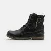 TOM TAILOR Lace-up Ankle Boots - Black 1 TOM TAILOR Lace-up Ankle Boots - Black -TOM TAILOR online store b7eeafdc78994a0c8c25375895f49f68