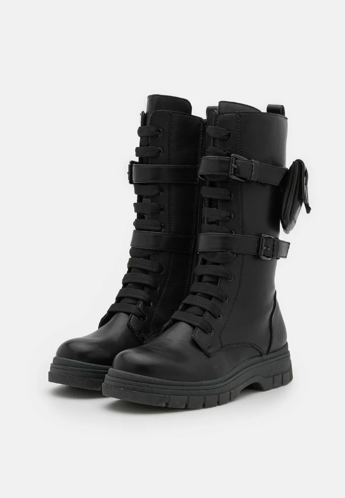 TOM TAILOR Lace-up Boots - Black 4 TOM TAILOR Lace-up Boots - Black - Image 3