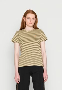 TOM TAILOR CREWNECK - Print T-shirt - Olive Green