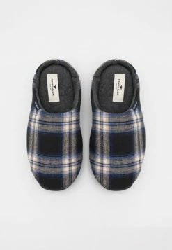 TOM TAILOR Slippers - Black/royal 11 TOM TAILOR Slippers - Black/royal -TOM TAILOR online store b951334cf9034cdebc2e560ad92b1f38