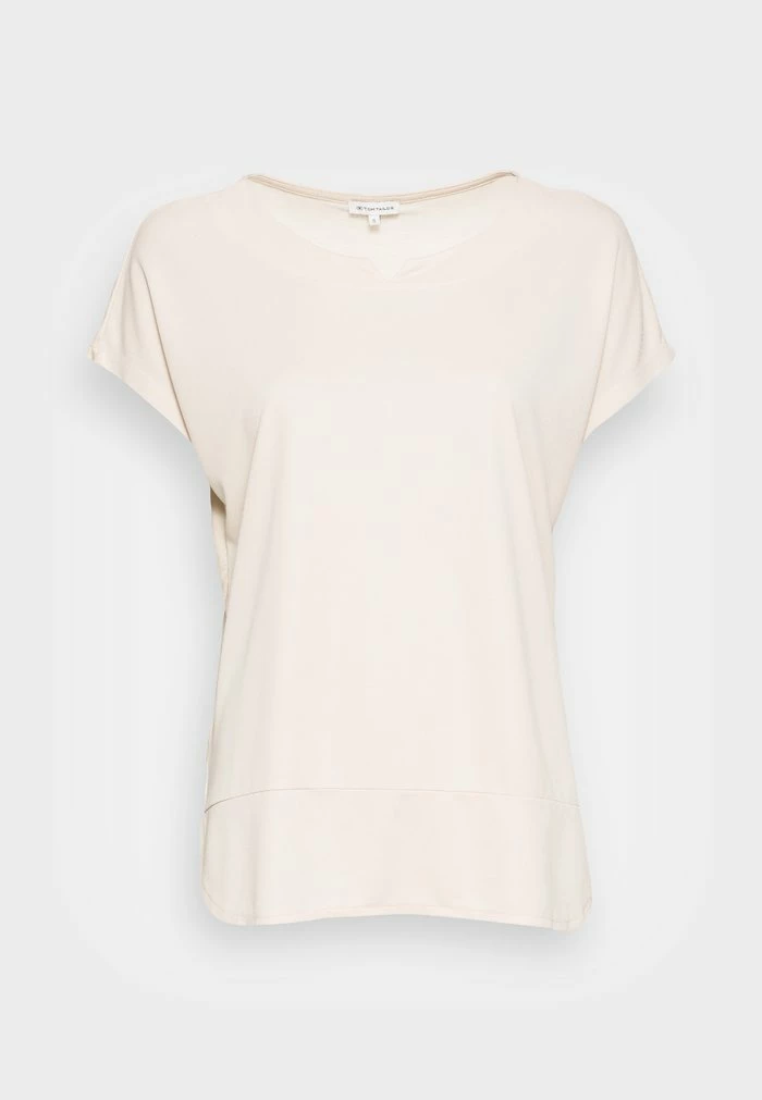 TOM TAILOR FABRIC MIX - Blouse - Light Cashew Beige 6 TOM TAILOR FABRIC MIX - Blouse - Light Cashew Beige - Image 4