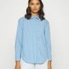 TOM TAILOR BLOUSE - Button-down Blouse - Blue/white -TOM TAILOR online store ba85ae83700f478a8c7966ad836f9feb