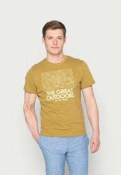 TOM TAILOR PRINTED - Print T-shirt - Wooden Moss Green