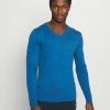 TOM TAILOR BASIC V NECK - Jumper - Royal Blue Melange 1 TOM TAILOR BASIC V NECK - Jumper - Royal Blue Melange -TOM TAILOR online store bac05a770bb1434b8d0ceb290650e9a7