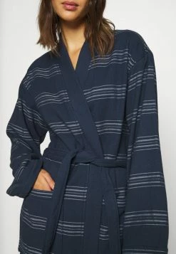 TOM TAILOR WELLNESS KIMONO BATHROBE - Dressing Gown - Navy 11 TOM TAILOR WELLNESS KIMONO BATHROBE - Dressing Gown - Navy -TOM TAILOR online store bb233cf2f8294c8f97d1a687c5b46ed7