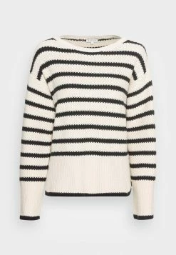 TOM TAILOR STRIPED - Jumper - Navy Soft Beige -TOM TAILOR online store bc14b3dd679d4735b73c89c78c8eab40