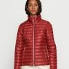 TOM TAILOR ULTRA LIGHT WEIGHT JACKET - Light Jacket - Dark Maroon Red