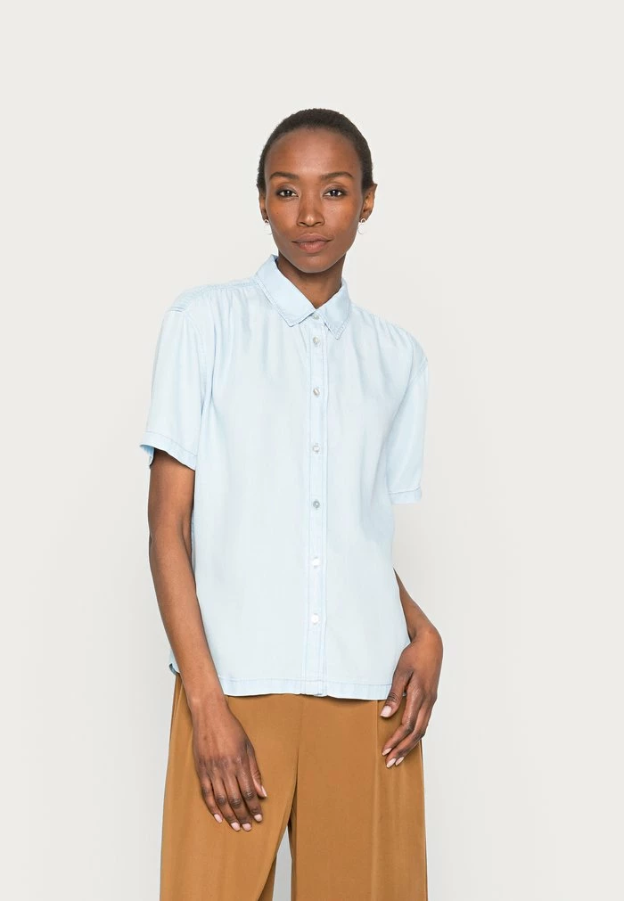 TOM TAILOR BLOUSE - Button-down Blouse - Blue Denim 3 TOM TAILOR BLOUSE - Button-down Blouse - Blue Denim