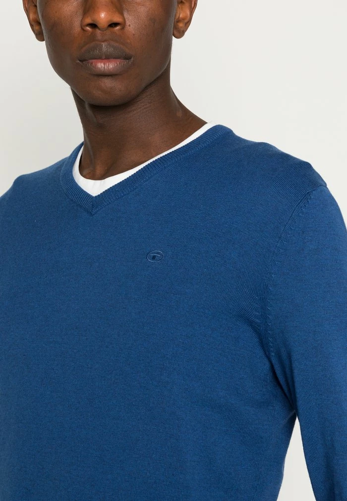 TOM TAILOR BASIC - Jumper - Night Sky Blue Melange 7 TOM TAILOR BASIC - Jumper - Night Sky Blue Melange - Image 5