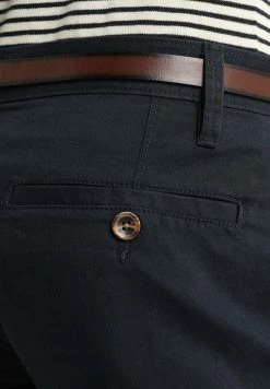 TOM TAILOR ESSENTIAL SOLID - Trousers - Outer Space Blue -TOM TAILOR online store bd1772d2f47e4e80834d203e92d231ec