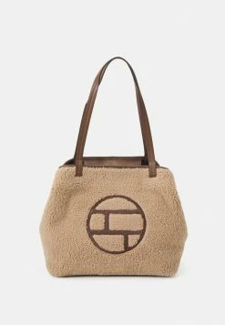 TOM TAILOR RUBY ZIP SHOPPER M - Tote Bag - Mixed Beige