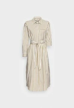 TOM TAILOR DRESS STRIPED POPLIN - Day Dress - Olive White Vertical Stripe 10 TOM TAILOR DRESS STRIPED POPLIN - Day Dress - Olive White Vertical Stripe -TOM TAILOR online store be02ef15580b4f5d929f78c568324ed8