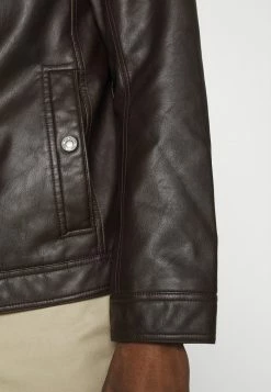 TOM TAILOR Faux Leather Jacket - Dark Earth Brown 13 TOM TAILOR Faux Leather Jacket - Dark Earth Brown -TOM TAILOR online store bf9bb6aa04784f30a3c95da9c08a749d