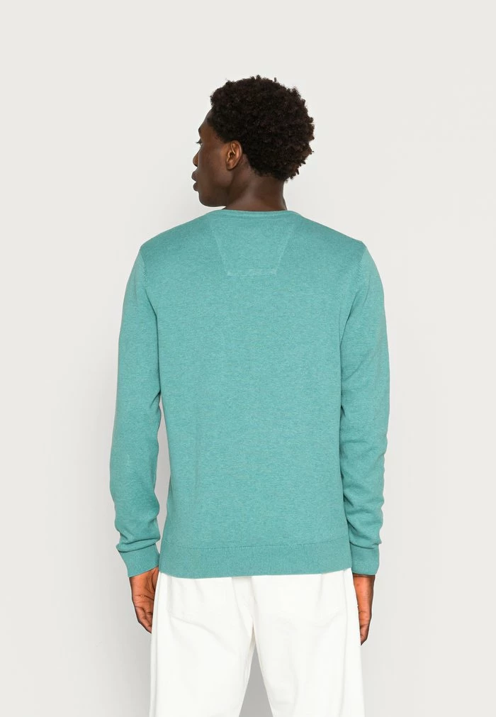 TOM TAILOR BASIC - Jumper - Salvia Green Melange 5 TOM TAILOR BASIC - Jumper - Salvia Green Melange - Image 3