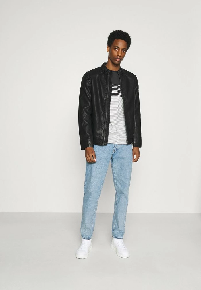 TOM TAILOR Faux Leather Jacket - Black 4 TOM TAILOR Faux Leather Jacket - Black - Image 2