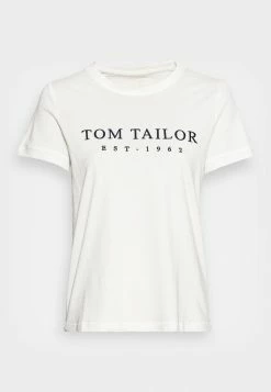 TOM TAILOR CREW NECK - Print T-shirt - Whisper White 10 TOM TAILOR CREW NECK - Print T-shirt - Whisper White -TOM TAILOR online store c233d0c9c8df4b2e879e385c215fb17b