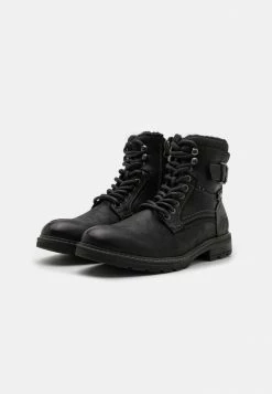 TOM TAILOR Lace-up Ankle Boots - Black 9 TOM TAILOR Lace-up Ankle Boots - Black -TOM TAILOR online store c2520eaecf5f4b7fa92b6eb4935c5cf2
