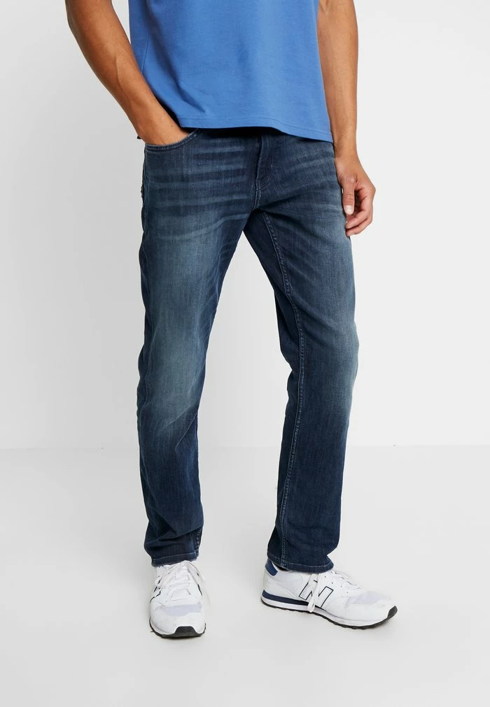 TOM TAILOR MARVIN - Straight Leg Jeans - Dark Stone Wash Denim Blue 3 TOM TAILOR MARVIN - Straight Leg Jeans - Dark Stone Wash Denim Blue