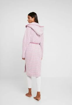 TOM TAILOR STRIPE BATHROBE - Dressing Gown - Mauve -TOM TAILOR online store c374d597a42c4ee9acc61aa2ffb6f16a