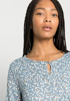 TOM TAILOR CRINCLE - Long Sleeved Top - Blue Small Dot Crincle Design -TOM TAILOR online store c4bb284a2b8d49c5898e74cd674adff7