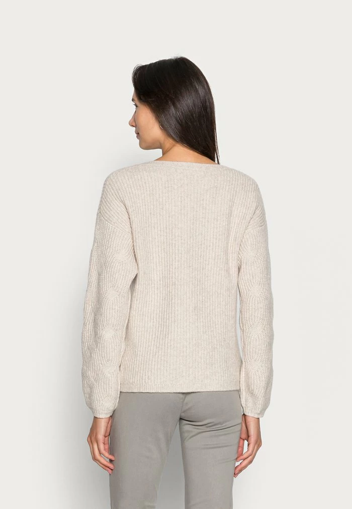 TOM TAILOR Jumper - Cold Beige Melange 5 TOM TAILOR Jumper - Cold Beige Melange - Image 3