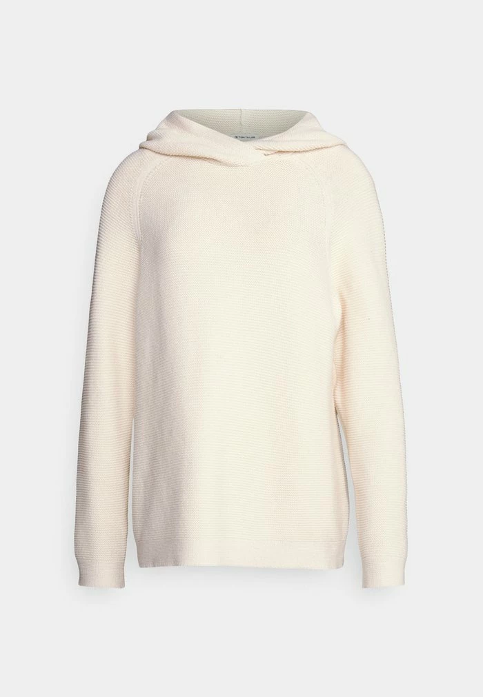 TOM TAILOR WITH HOOD - Hoodie - Soft Buttercream 6 TOM TAILOR WITH HOOD - Hoodie - Soft Buttercream - Image 4