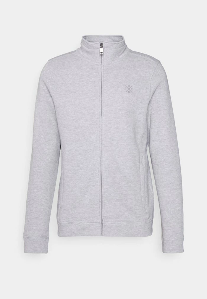 TOM TAILOR TRECK SUIT SET - Zip-up Sweatshirt - Light Stone Grey Melange 9 TOM TAILOR TRECK SUIT SET - Zip-up Sweatshirt - Light Stone Grey Melange - Image 7