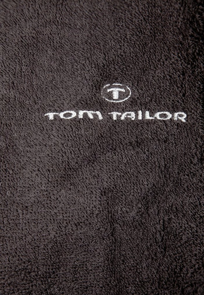 TOM TAILOR BASIC KIMONO UNISEX - Dressing Gown - Dark Grey 6 TOM TAILOR BASIC KIMONO UNISEX - Dressing Gown - Dark Grey - Image 4
