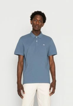 TOM TAILOR BASIC WITH CONTRAST - Polo Shirt - China Blue