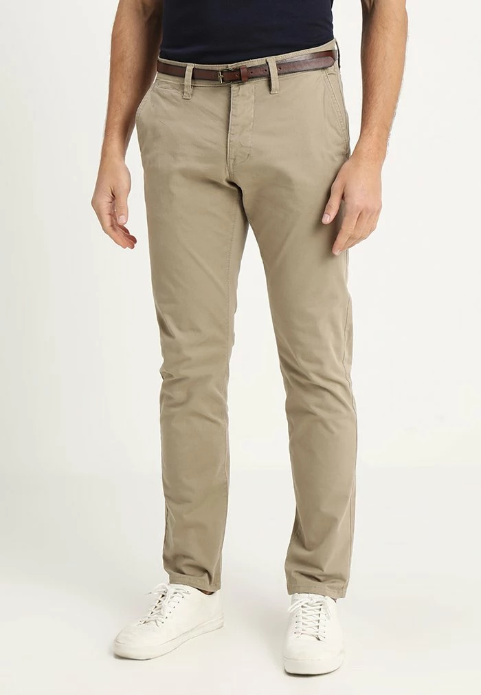 TOM TAILOR ESSENTIAL SOLID - Trousers - Chinchilla Brown 3 TOM TAILOR ESSENTIAL SOLID - Trousers - Chinchilla Brown