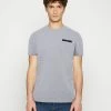 TOM TAILOR Basic T-shirt - Light Stone Grey Melange 1 TOM TAILOR Basic T-shirt - Light Stone Grey Melange -TOM TAILOR online store c76ef1d8c2804c7aa40bbb99b43291ae